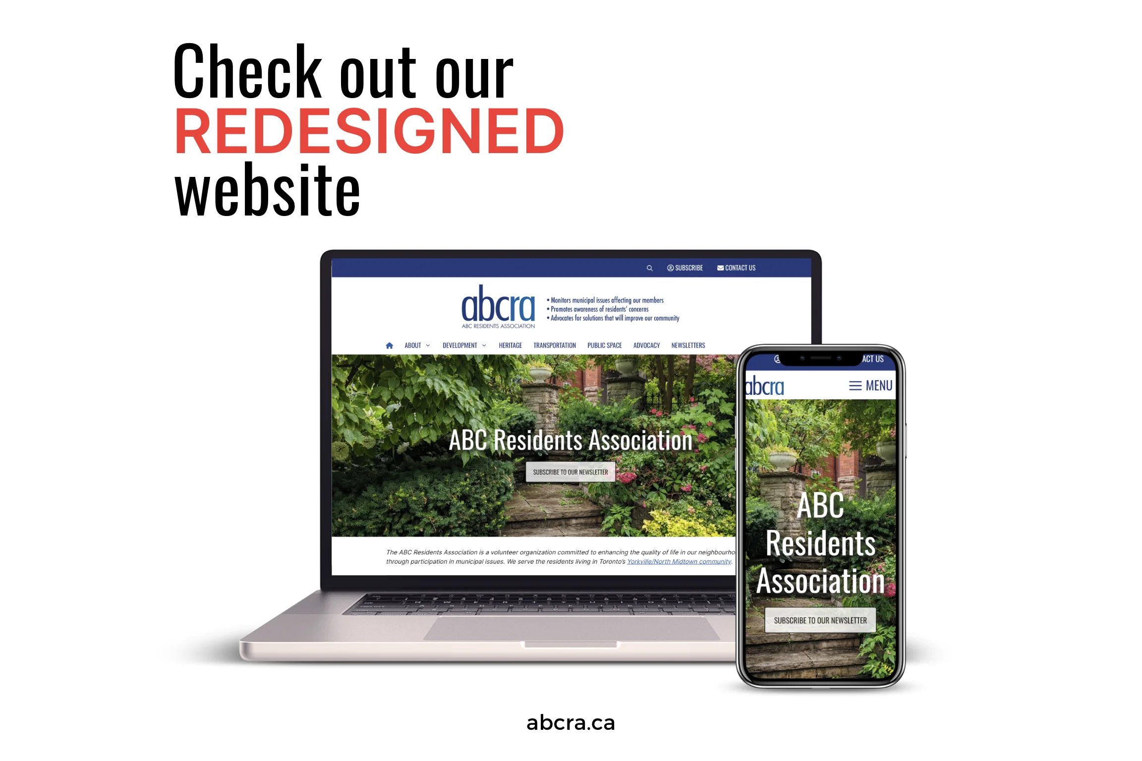 Check out our new website