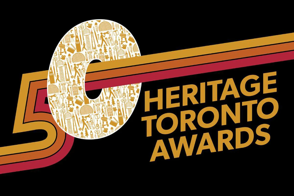 50th anniversary Heritage Toronto Awards logo